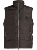 ETRO paisley-print padded waistcoat - Brown