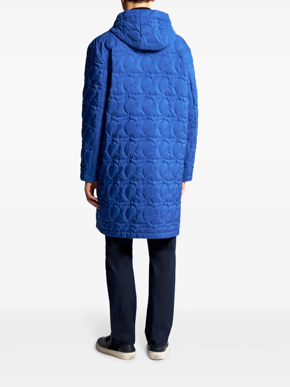 Affordable ETRO paisley-quilted hooded coat Men