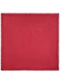 ETRO frayed paisley-jacquard shawl - Red