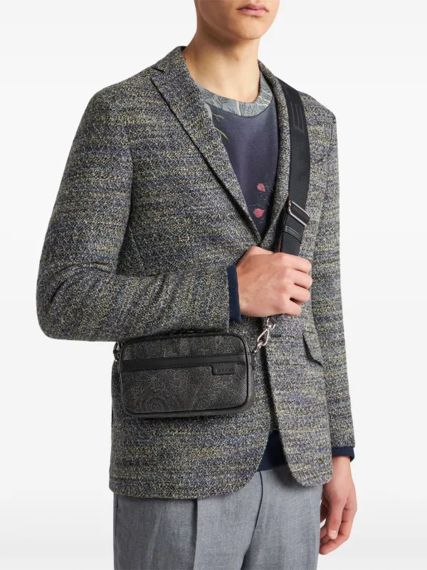 ETRO ミニカメラケス MP1C0002AA012 M0019 ETRO ペイズリーカメラバッグ ミニ | ブラウン | FARFETCH JP