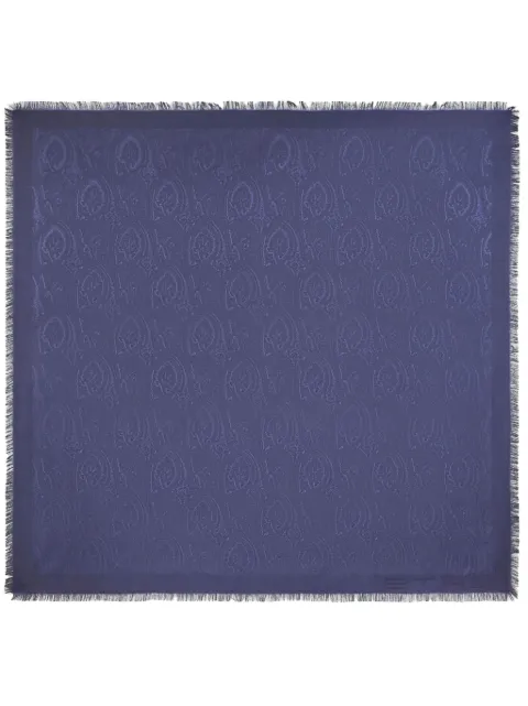 ETRO frayed paisley-jacquard shawl