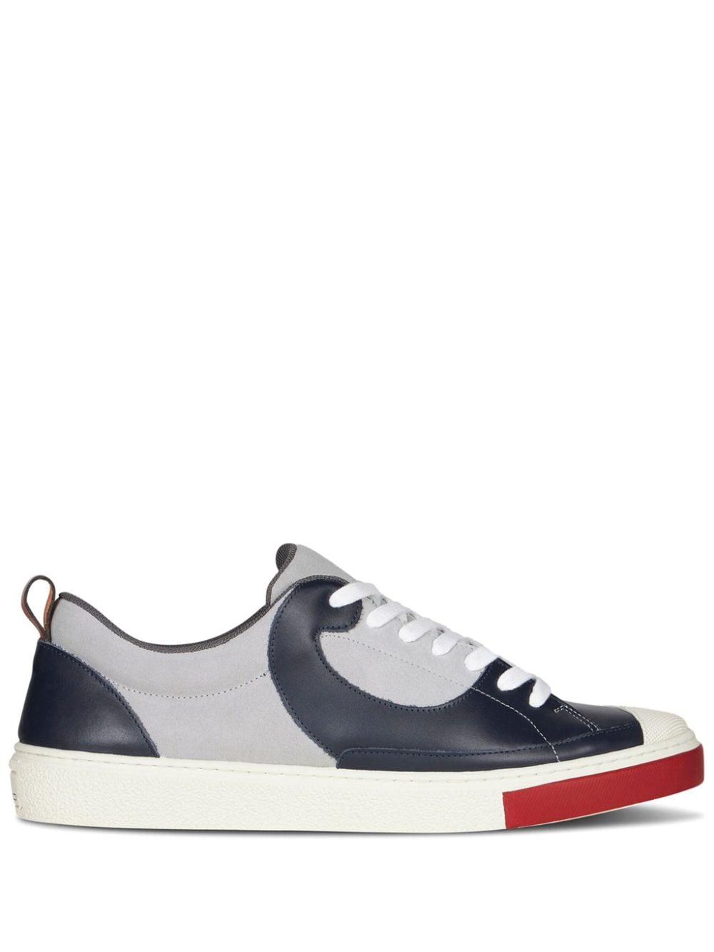Etro Leather Slow-top Sneakers In Black