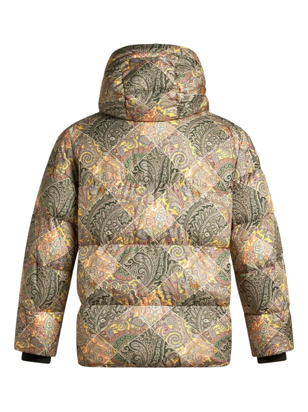 ETRO paisley-print hooded puffer jacket Men