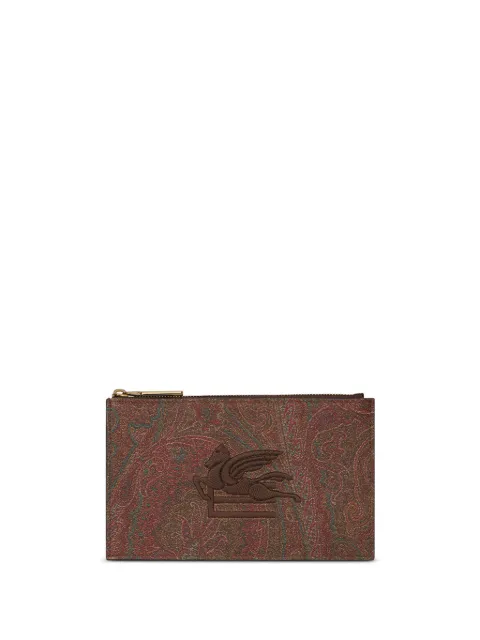 ETRO cartera con estampado de cachemira
