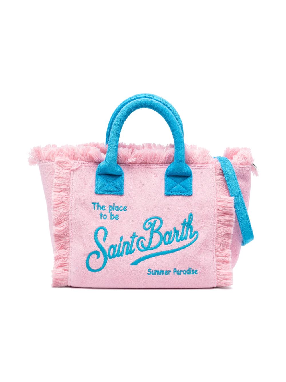 Mc2 Saint Barth Kids' Colette Tote Bag In Pink