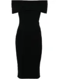 Murmur Ellipse off-shoulder midi dress - Black