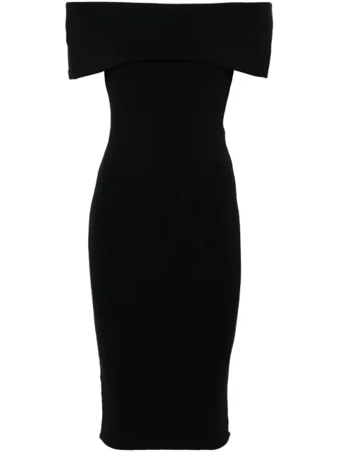 Murmur Ellipse off-shoulder midi dress