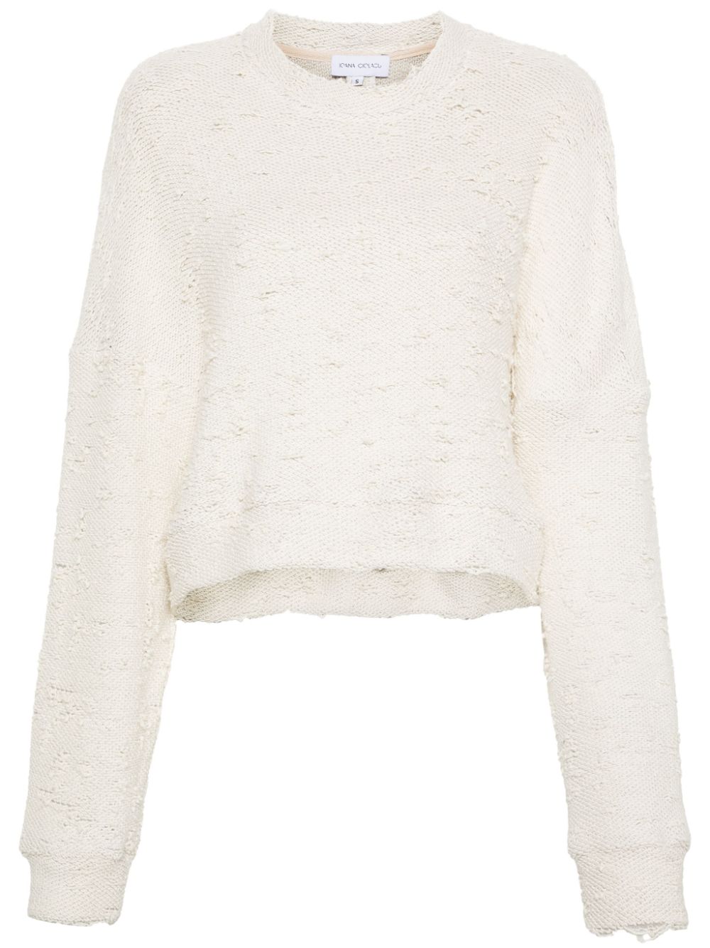 Ioana Ciolacu Fil coupé sweater Beige