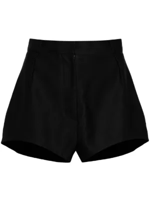 Raf Simons high-waisted Cotton Shorts | Black | FARFETCH