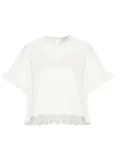 Ioana Ciolacu Dahlia ruffled blouse - White