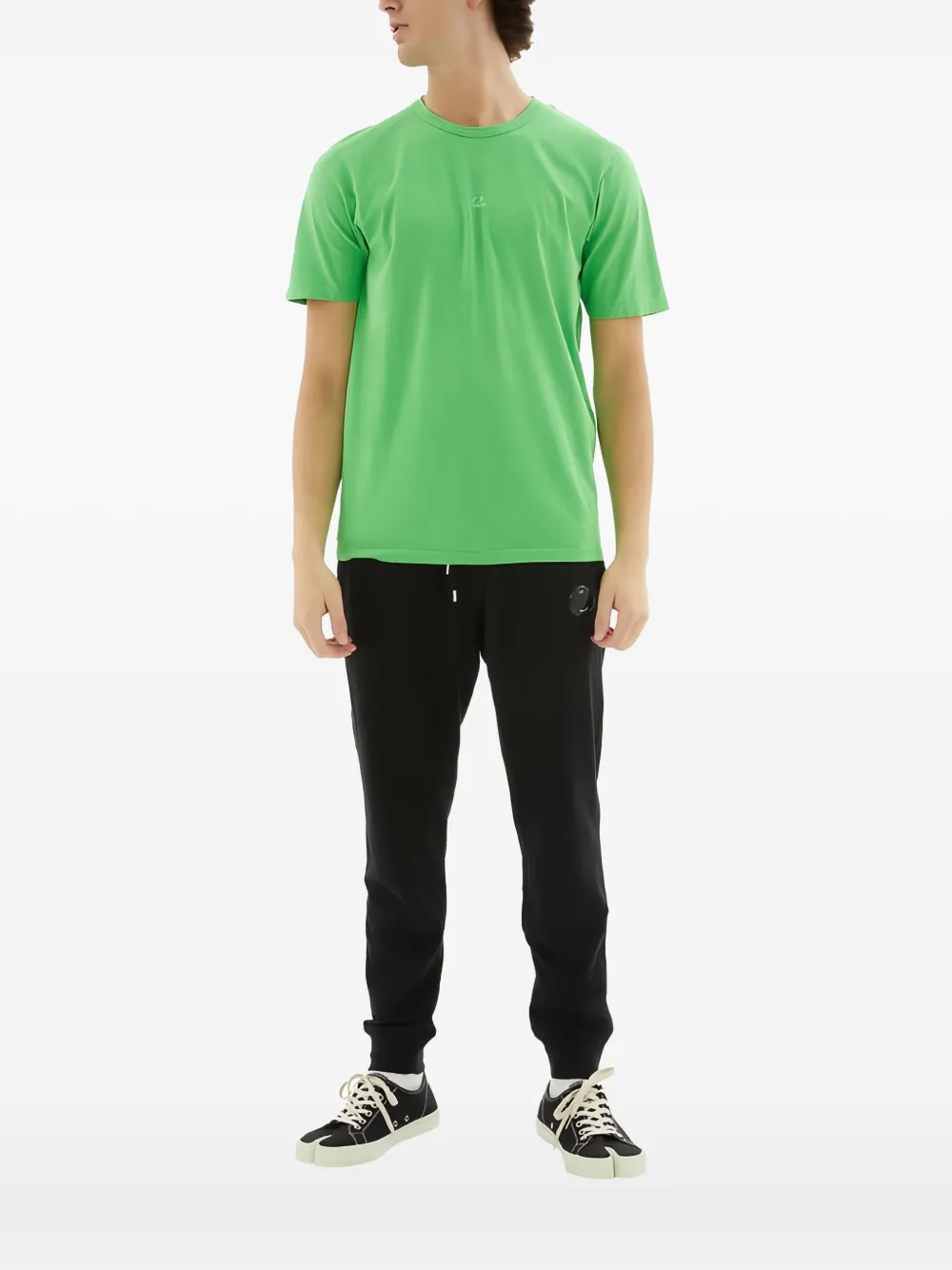 C.P. Company playera con logo bordado | verde | Image 1