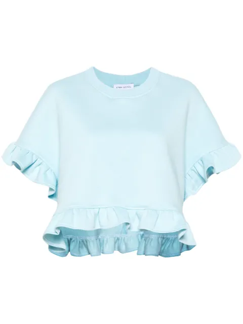 Ioana Ciolacu Baby Peony ruffled sweatshirt