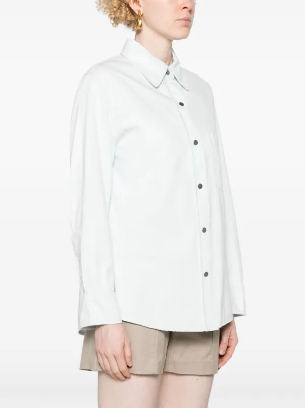 Vince classic-collar Denim Shirt | Blue | FARFETCH