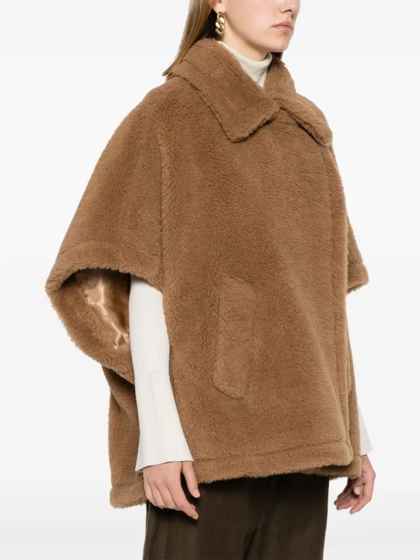 Max Mara Tebe ケープ | ブラウン | FARFETCH JP