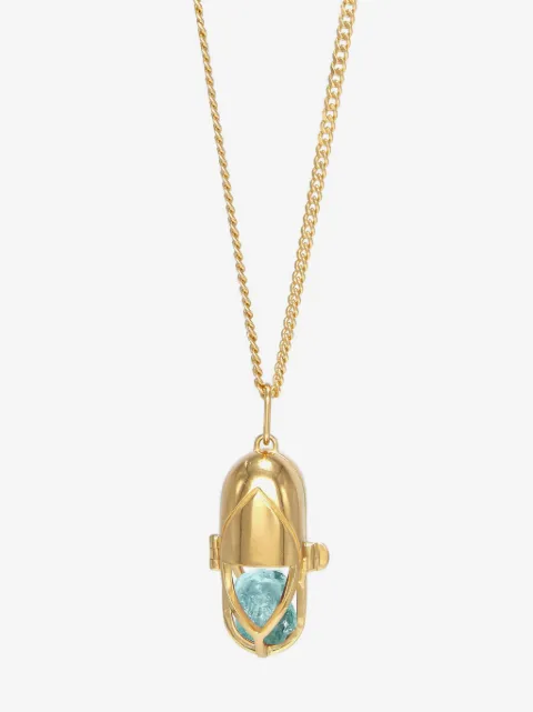 Capsule Eleven Aquamarina statement-pendant necklace 
