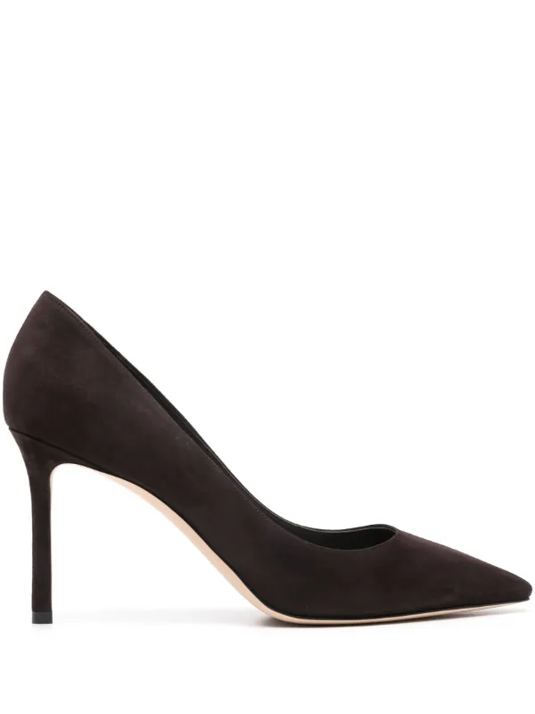 Jimmy Choo Romy 85mm Pumps Brown FARFETCH LB