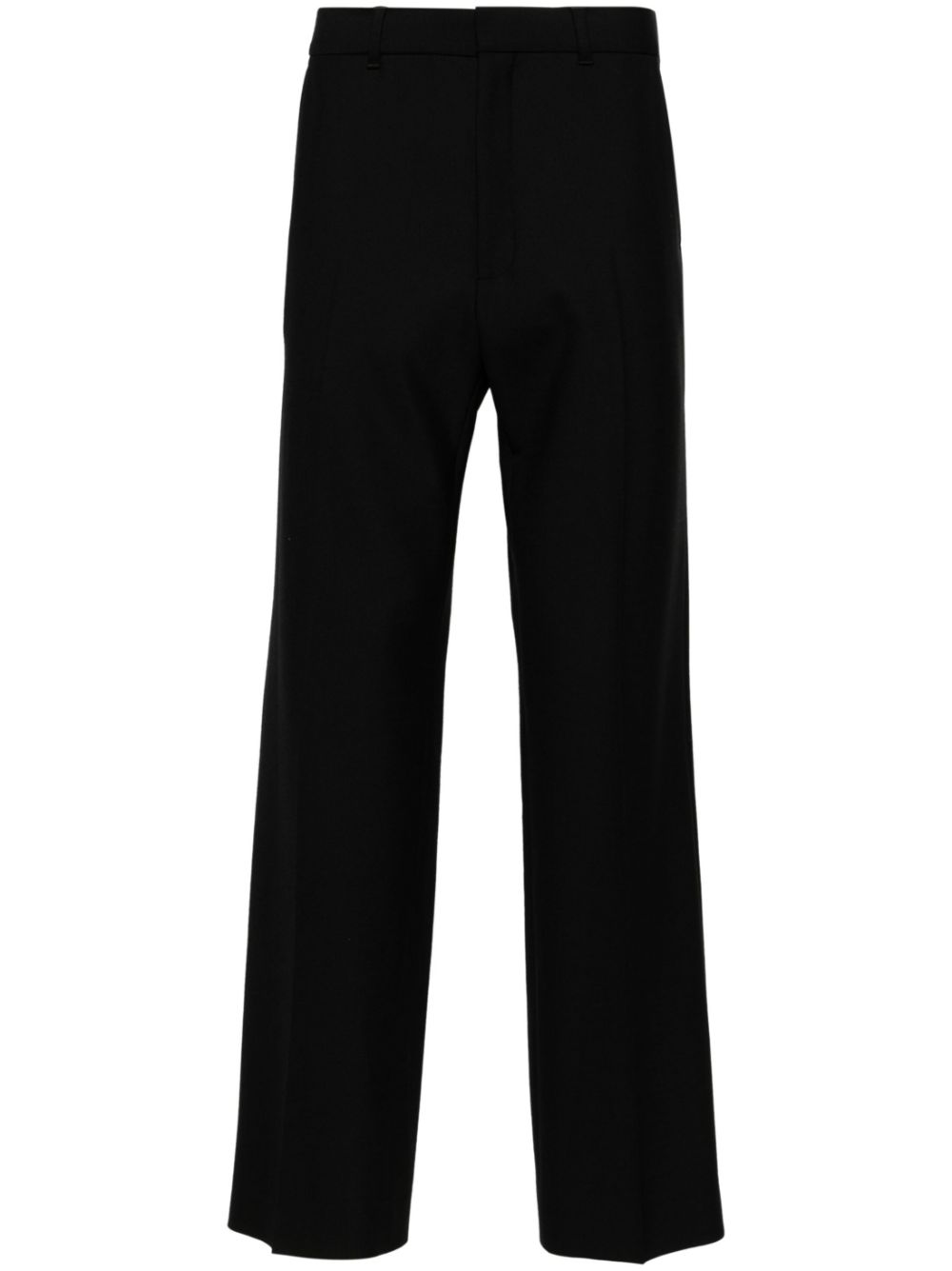 Shop Casablanca Mid-rise Tailored Trousers In Black