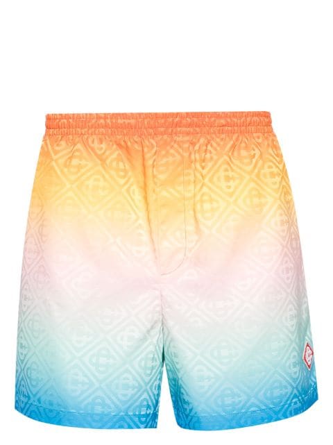 Casablanca gradient jacquard swim shorts