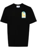 Casablanca L'Arche De Nuit cotton T-Shirt - Black