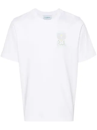 関税込 Casablanca プリントTシャツ メンズ TENNIS PASTELLE Tennis Club Pastelle Printed T-Shirt in Pale Blue – SVRN
