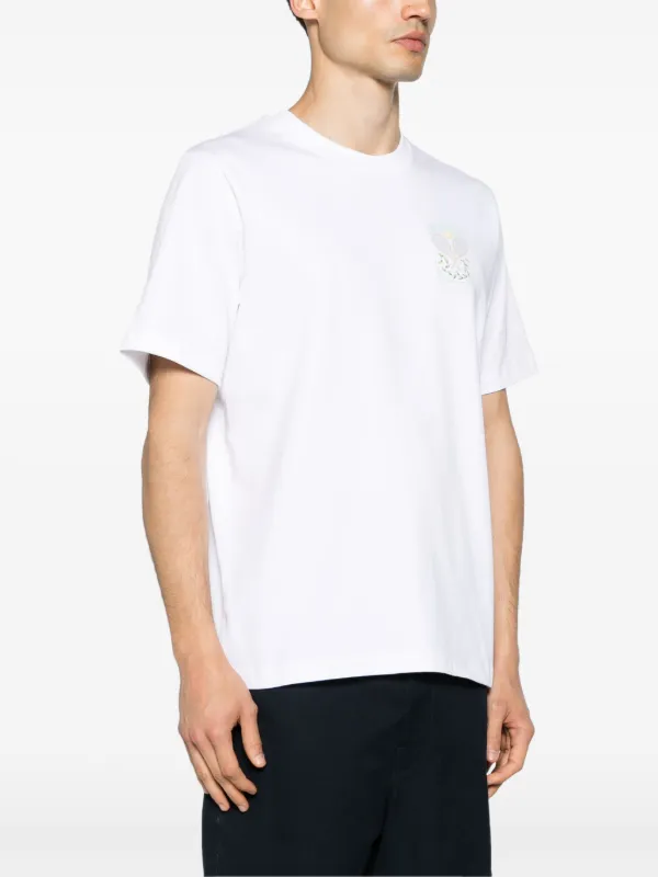 【関税込み】Casablanca ホワイト Tennis Pastelle Tシャツ Tennis Pastelle T-Shirt | Casablanca Paris