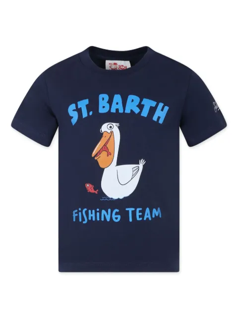 MC2 Saint Barth Kids logo-print cotton T-shirt