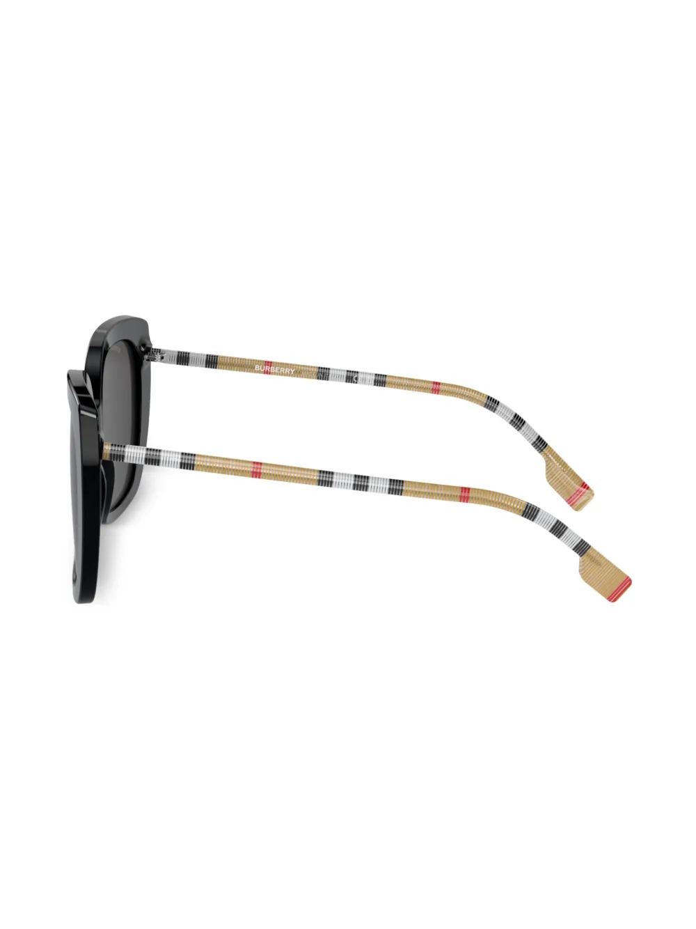 Burberry Eyewear 0BE4323 zonnebril met vierkant montuur Zwart