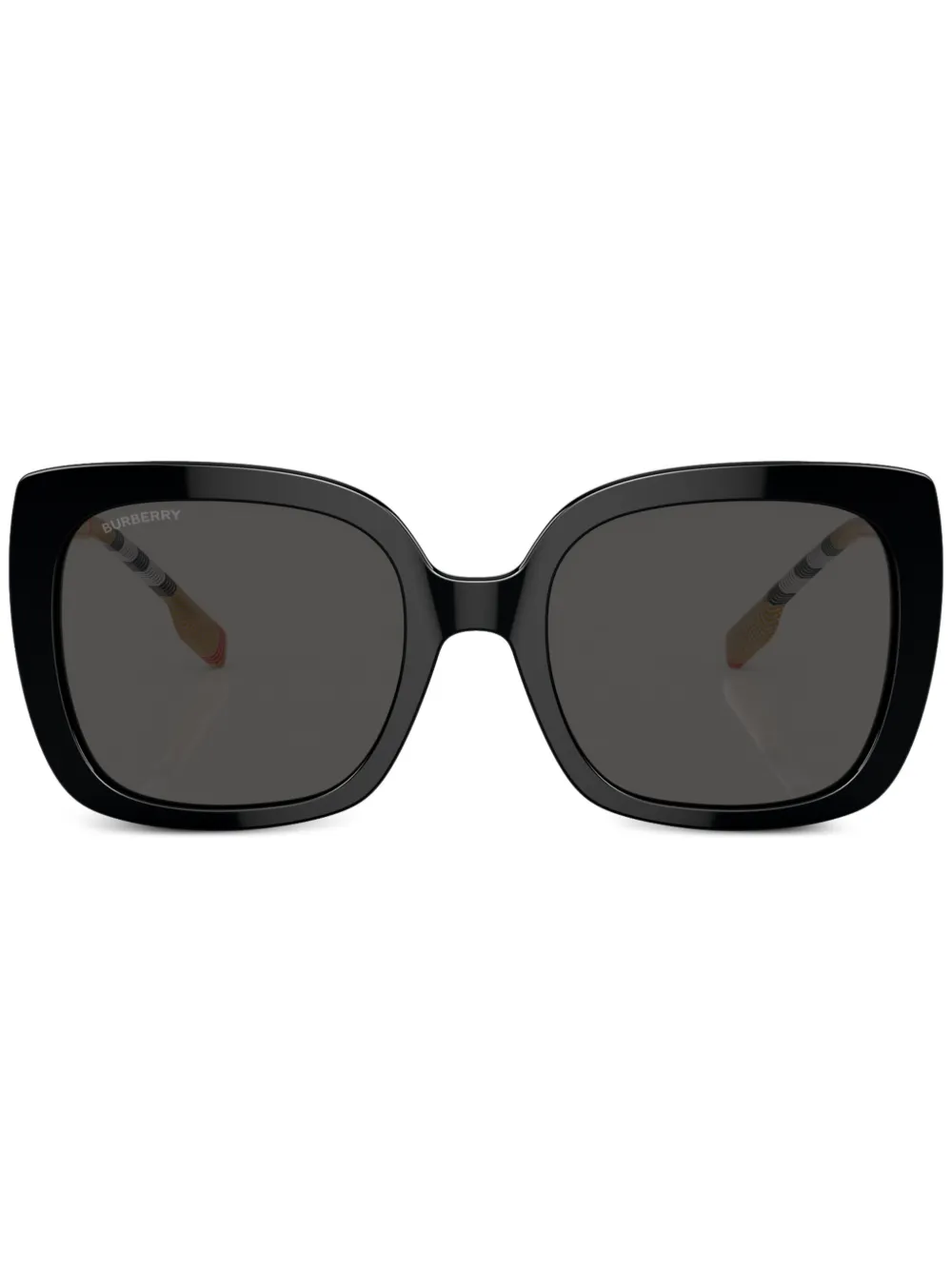 Burberry Eyewear 0BE4323 zonnebril met vierkant montuur Zwart