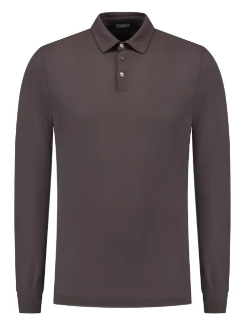 Zanone long-sleeve polo shirt