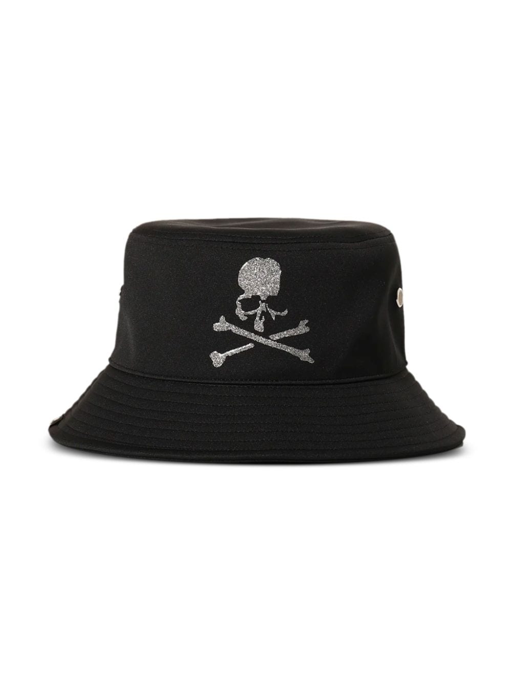 Mastermind World logo print bucket hat - Zwart