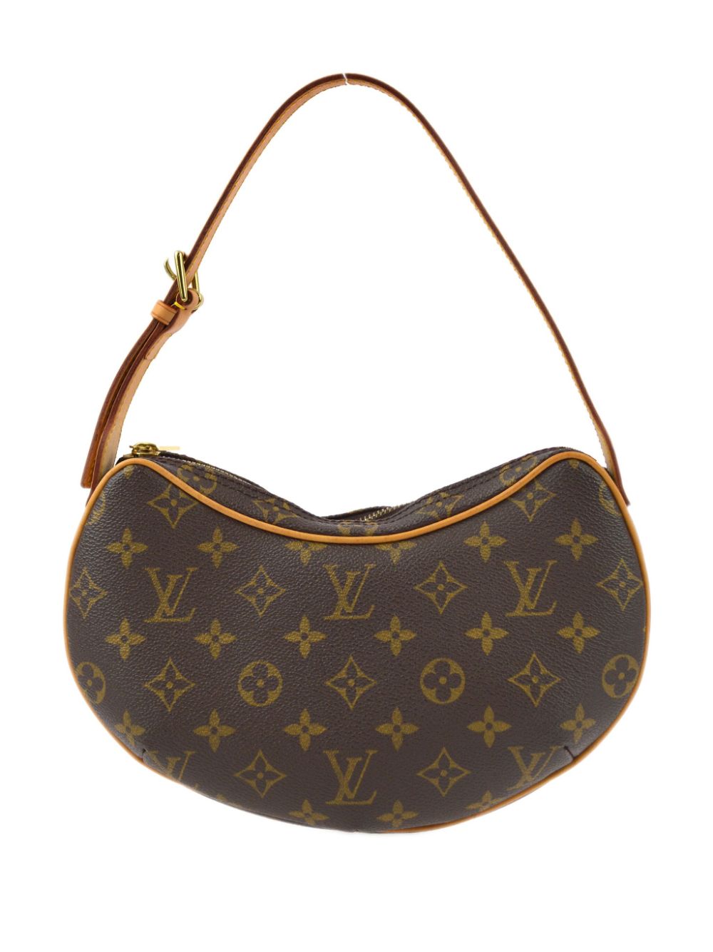 Pre-owned Louis Vuitton 2004 Croissant Shoulder Bag In Brown