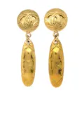 CHANEL Pre-Owned 1994 CC dangle earrings - Gold