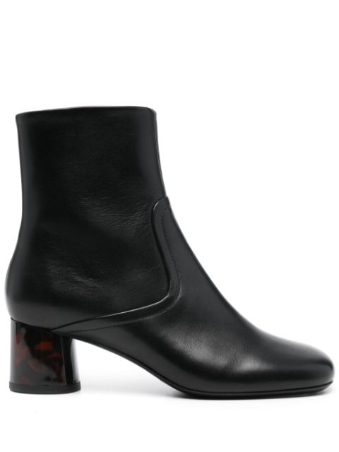 SANDRO 50mm leather ankle boots Women