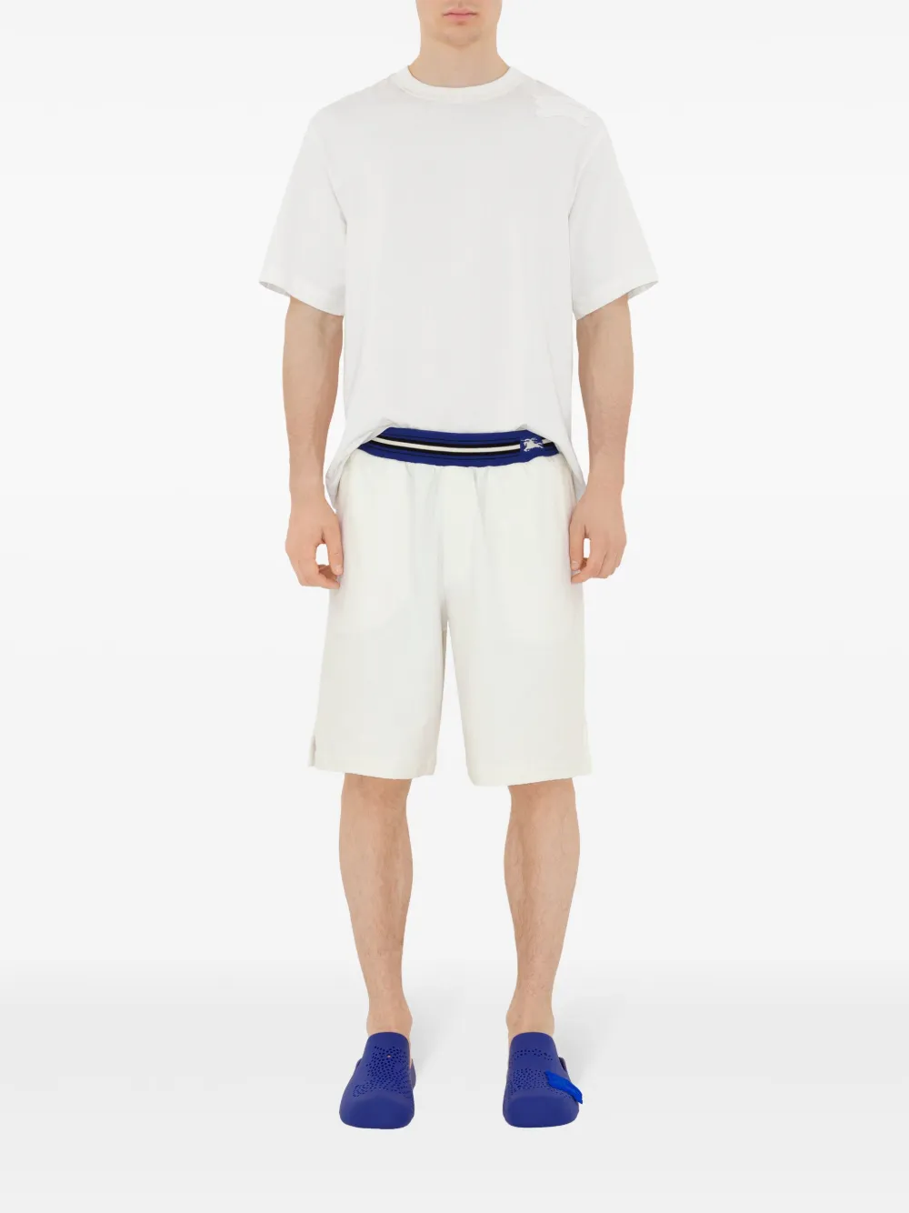 Burberry Shorts met print - Wit