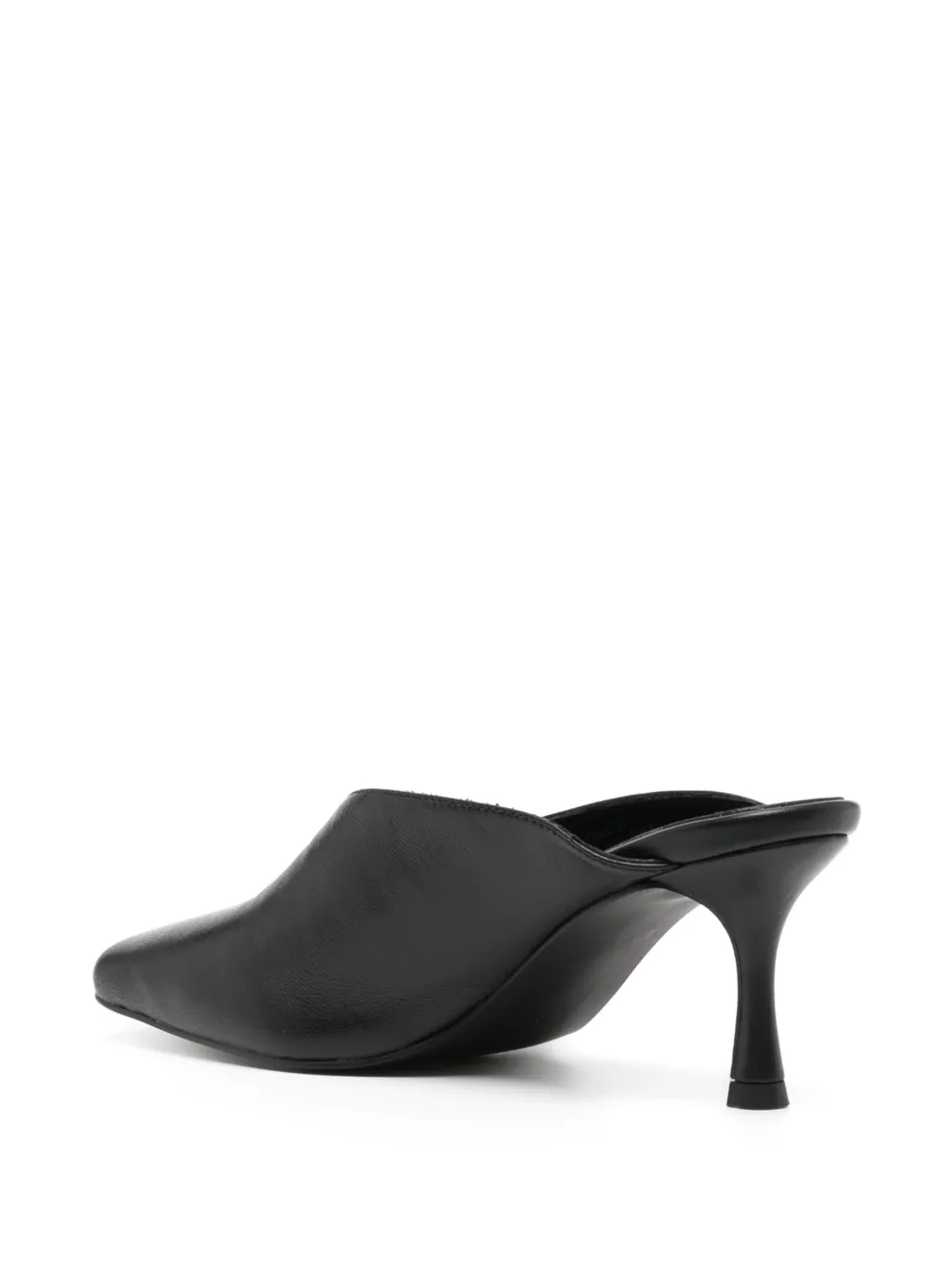 Senso Jaynee 80 mm leren muiltjes Zwart