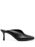Senso Jaynee 80mm leather mules - Black