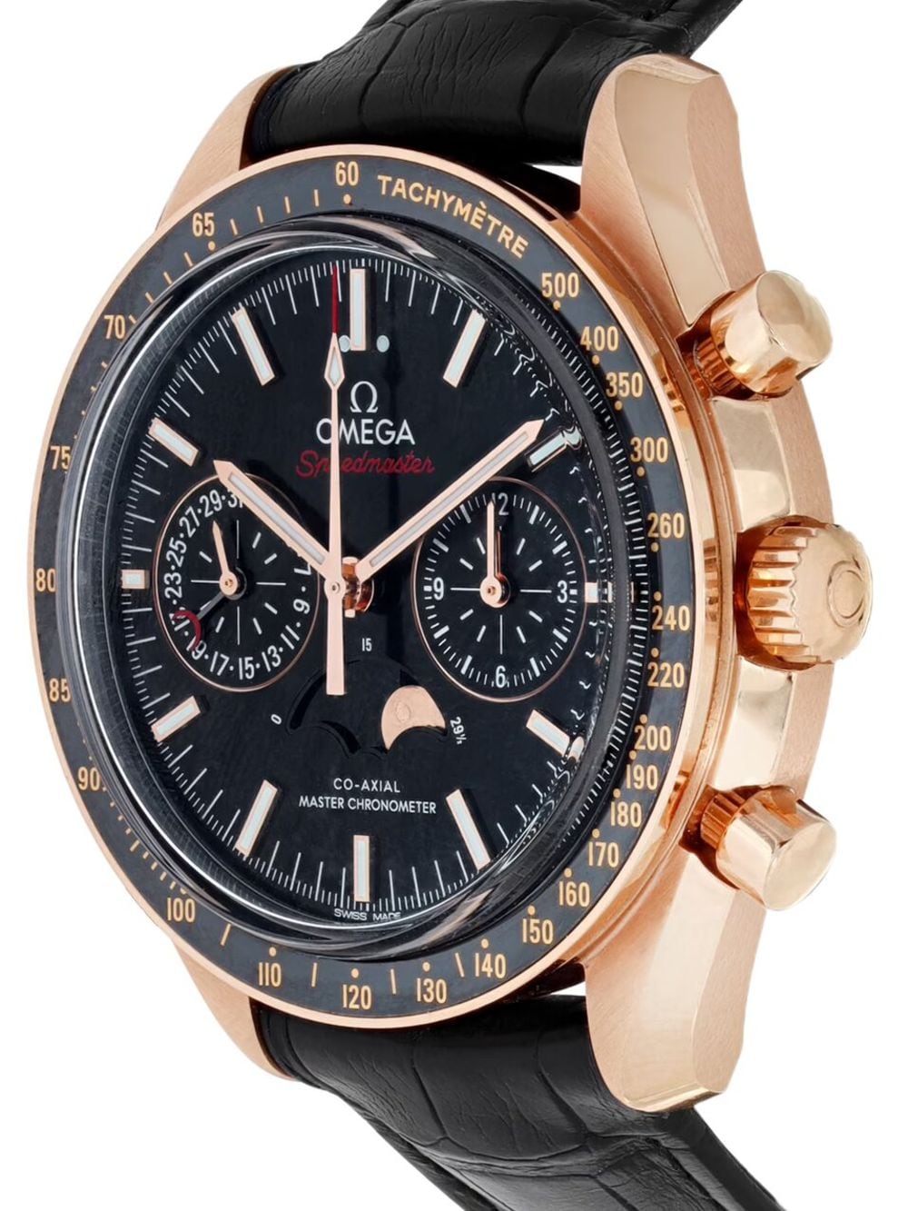 OMEGA Pre-owned Speedmaster Moonwatch horloge 44 mm - Zwart