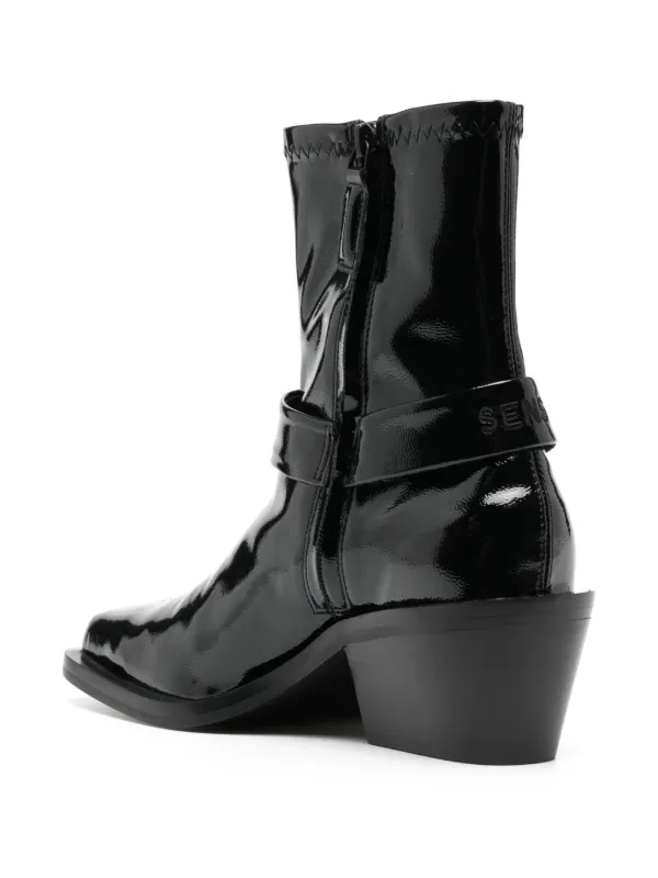 Senso 60mm Kelsey II Cowboy Boots Black FARFETCH IN - Main Image