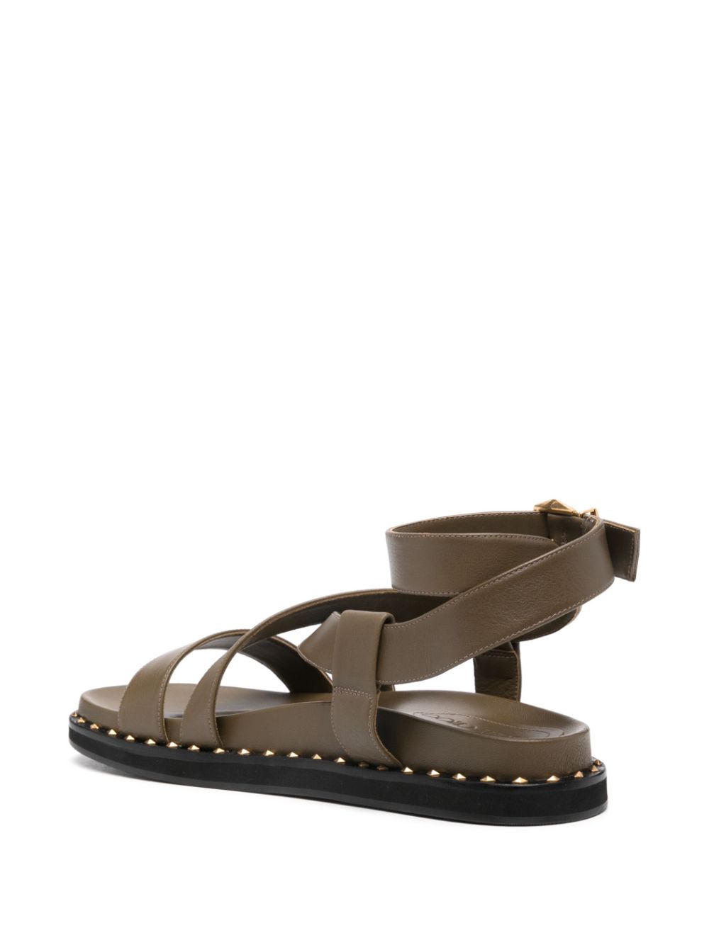 Jimmy Choo Blaise leather sandals Green