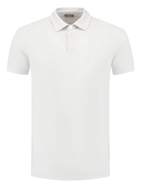 Zanone playera tipo polo de piqué