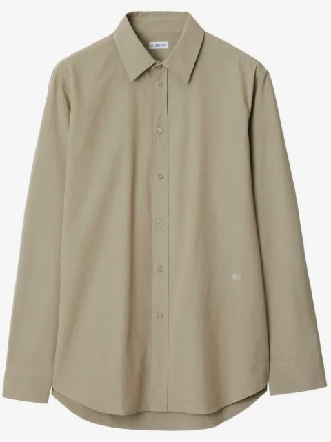 Burberry EDK-embroidered cotton shirt