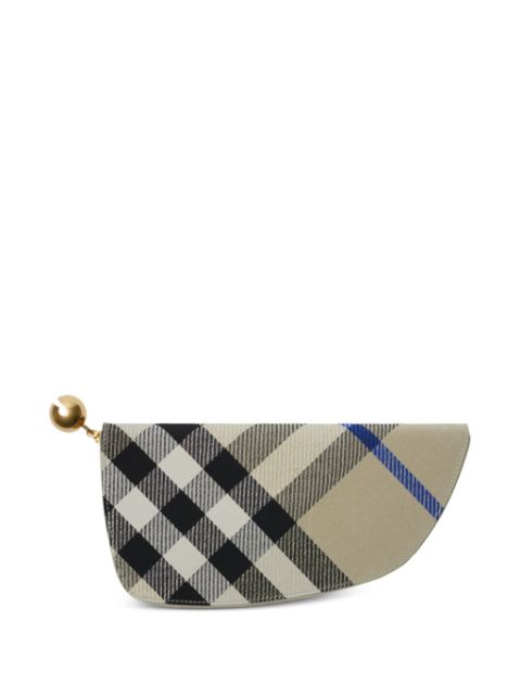 Burberry large Shield checked wallet Women