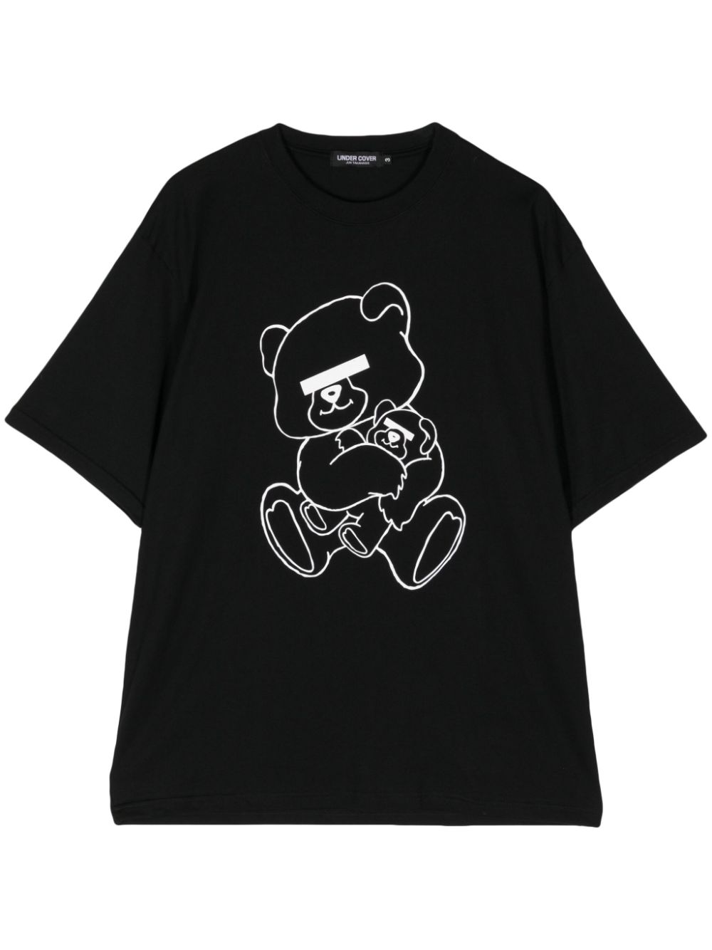 Undercover bear-print cotton T-shirt Zwart