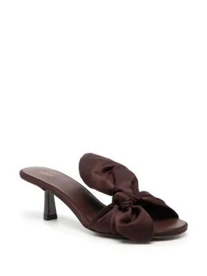 サンダル・ミュール NEOUS Two-tone fabric and leather Octans sandals Neous Two-tone Fabric And Leather Octans Sandals | italist