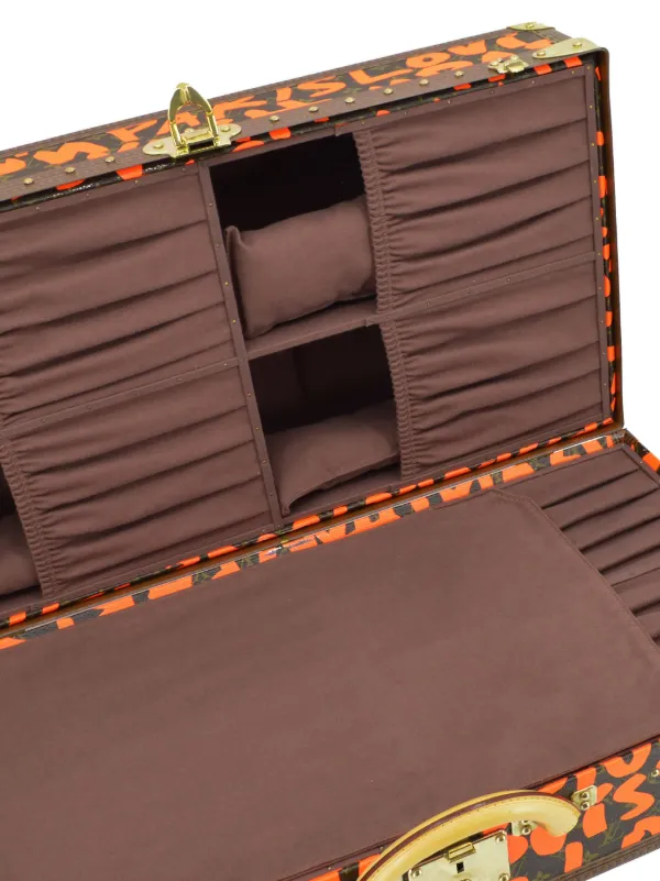 Louis Vuitton バーガンディ スリーブケース Louis Vuitton Pre-Owned x Stephen Sprouse 1990-2000s Display Case