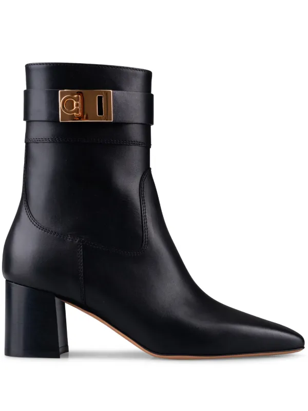 Ferragamo 60mm Rol Boots Black FARFETCH IE