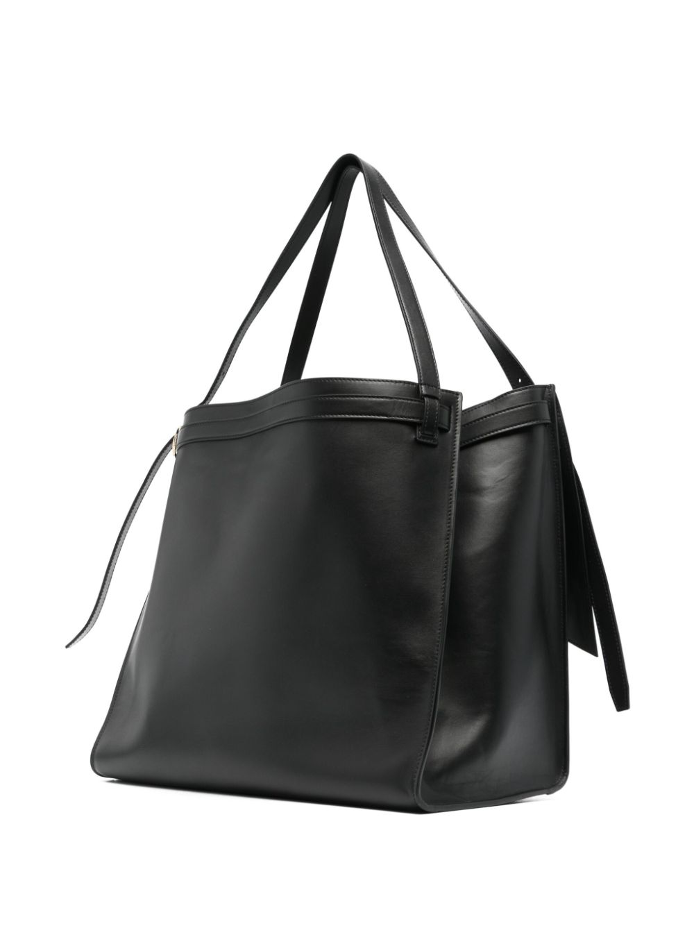 Shop Coperni Belt Cabas Tote Bag In Black