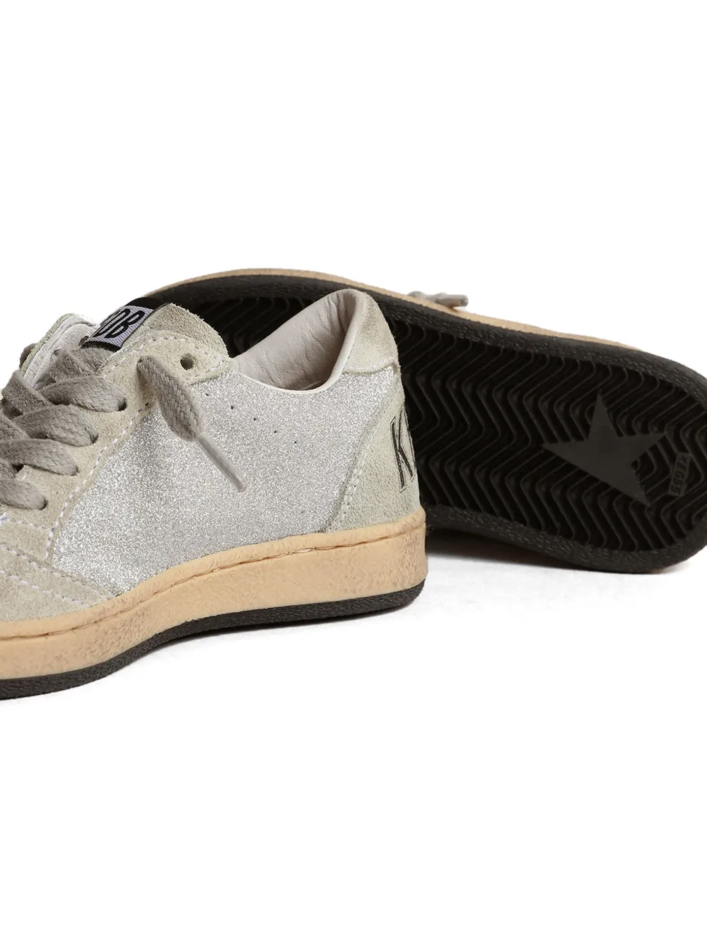 Golden Goose Super-Star leren sneakers Zilver