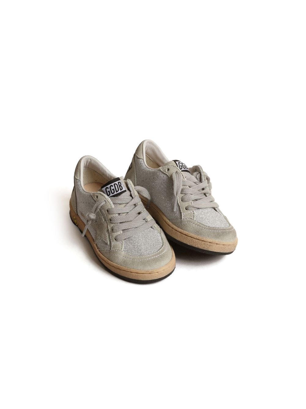 Golden Goose Super-Star leren sneakers Zilver