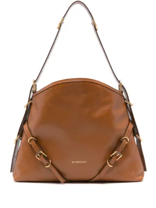 Givenchy Voyou レザー ショルダーバッグ M | ブラウン | FARFETCH JP